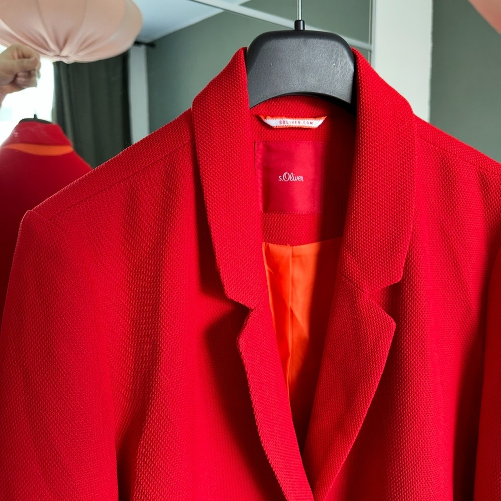 S.Oliver Classic Red Trench Coat